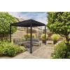 Pergola ogrodowa MIRADOR 80 Solid 3 x 2,4m Antracyt